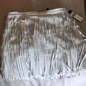 Never worn bcbg max Azria suede miniskirt